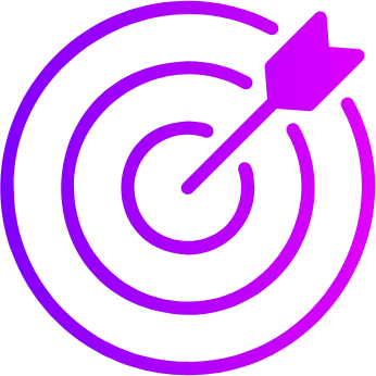 Illustration of a target with an arrow