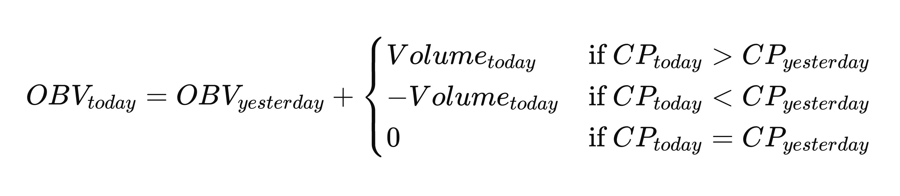 OBV Formula