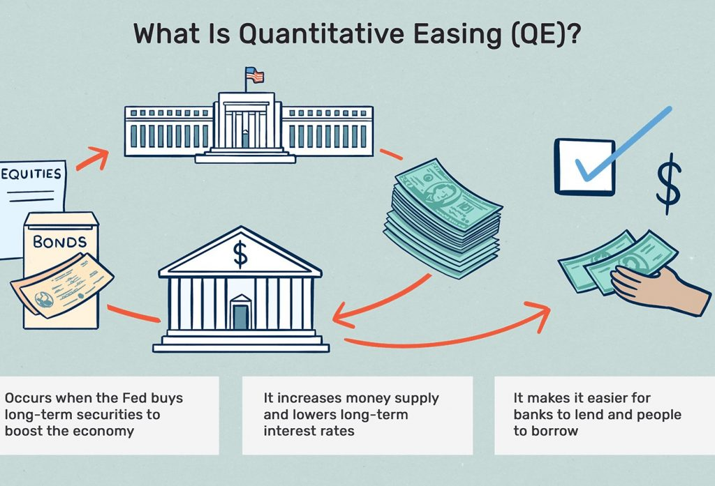 Cryptocurrency and and Money Printing Quantitative Easing (QE)